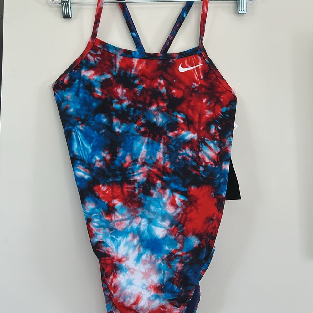 NWT Nike women’s Tie-Dye Swimsuit athletic
